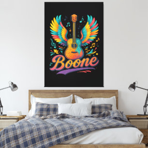 Boone Gitaar Canvas Afdruk