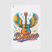 Boone Gitaar Golfhanddoek (Voorkant)