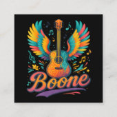 Boone Gitaar Informatiekaartje (Achterkant)