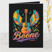 Boone Gitaar Kaart (Gele Bloem)