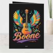 Boone Gitaar Kaart (Achterkant)