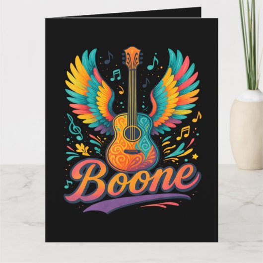 Boone Gitaar Kaart (Voorkant)