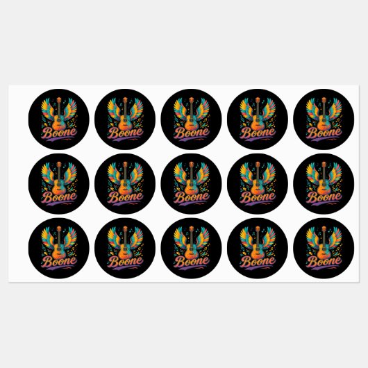Boone Gitaar Labels (Vel)