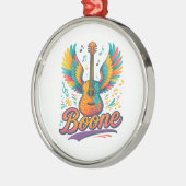 Boone Gitaar Metalen Ornament (Links)