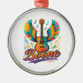 Boone Gitaar Metalen Ornament (Voorkant)