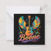 Boone Gitaar Notitiekaartje (Achterkant)