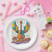 Boone Gitaar Papieren Bordje (Feest)