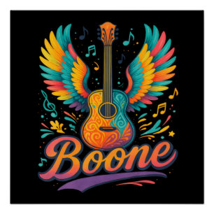 Boone Gitaar Perfect Poster