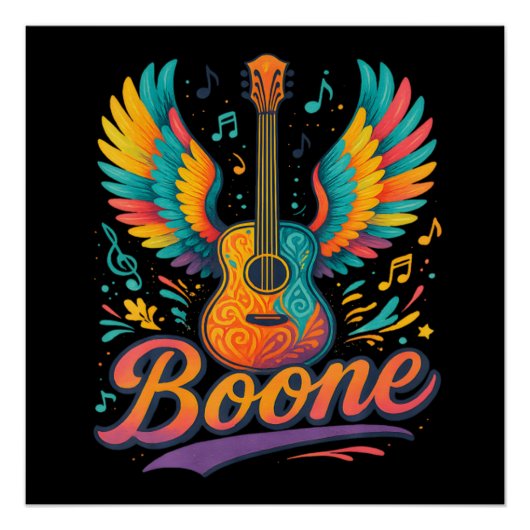 Boone Gitaar Perfect Poster (Voorkant)