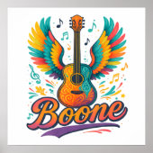 Boone Gitaar Poster (Voorkant)