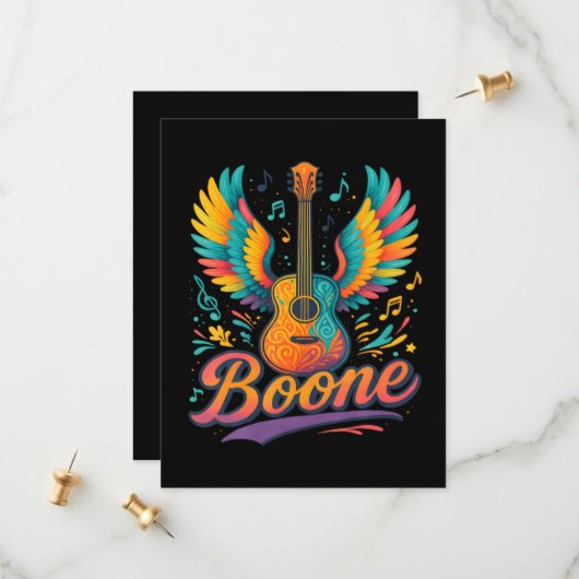 Boone Gitaar Save The Date (Voorkant / Achterkant in situ)