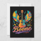 Boone Gitaar Save The Date (Achterkant)