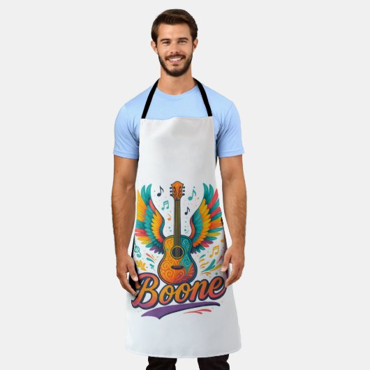 Boone Gitaar Schort (Gedragen)
