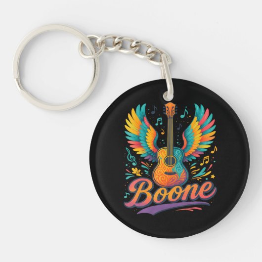 Boone Gitaar Sleutelhanger (Voorkant)