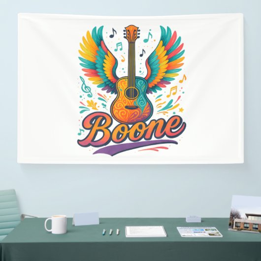 Boone Gitaar Spandoek (Beurs)