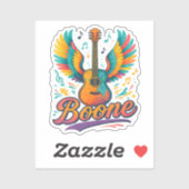 Boone Gitaar Sticker (Vel)