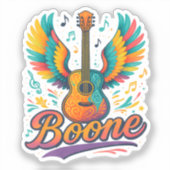 Boone Gitaar Sticker (Voorkant)