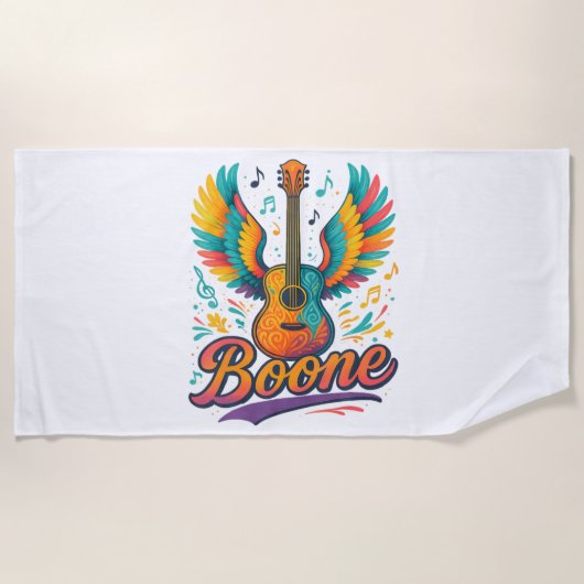 Boone Gitaar Strandlaken (Voorkant)
