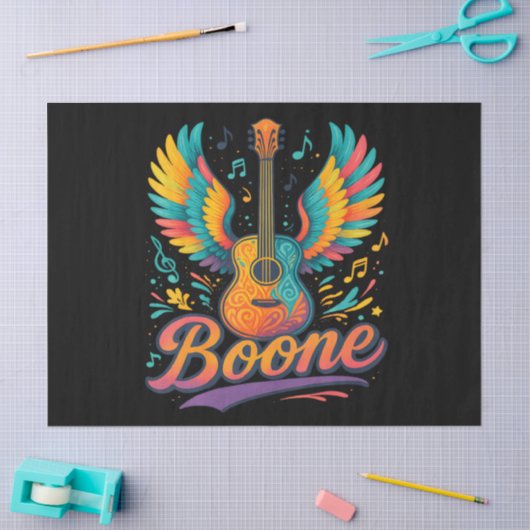 Boone Gitaar Tissuepapier (Craft)