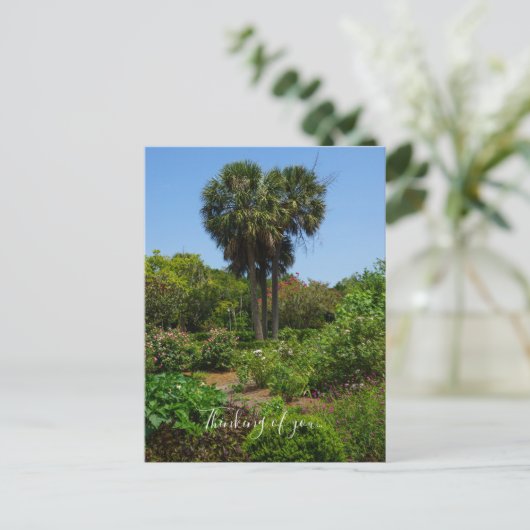 Boone Hall Garden denkend aan je Briefkaart (Staand voorkant)