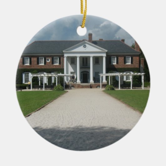 Boone Hall Plantation, Charleston SC Ornament (Voorkant)