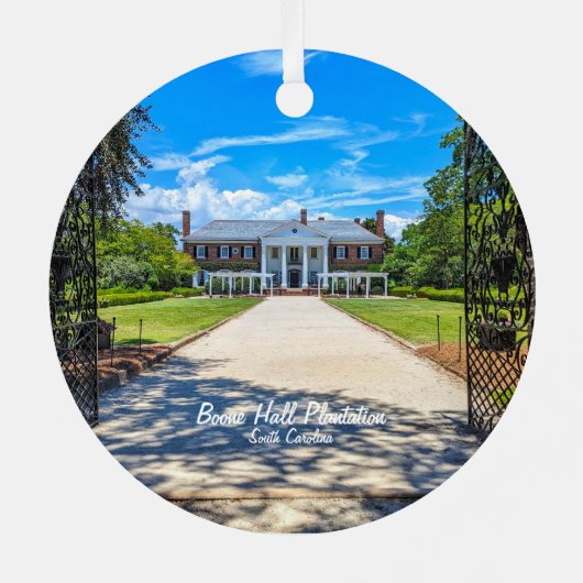 Boone Hall Plantation ornament (Achterkant)
