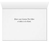 Boone Hall Stables Wenskaart (Binenzijde Horizontaal (Onderkant))