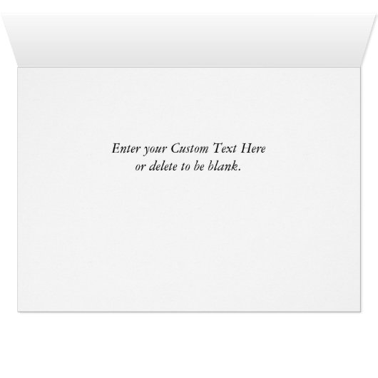 Boone Hall Stables Wenskaart (Binenzijde Horizontaal (Onderkant))