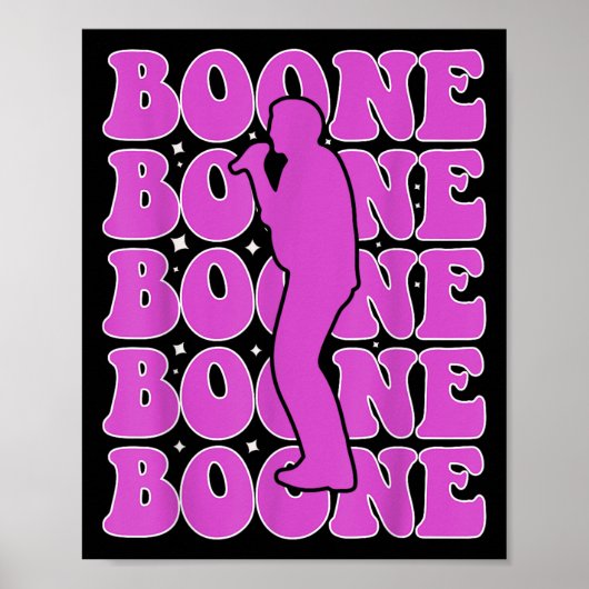 Boone Lover Voor Mannen Vrouwen Jongens Meisjes Ki Poster (Voorkant)
