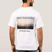 Boone, NC Souvenir T-Shirt (Achterkant)