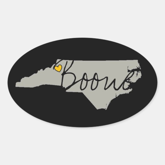 Boone, NC Sticker (Voorkant)
