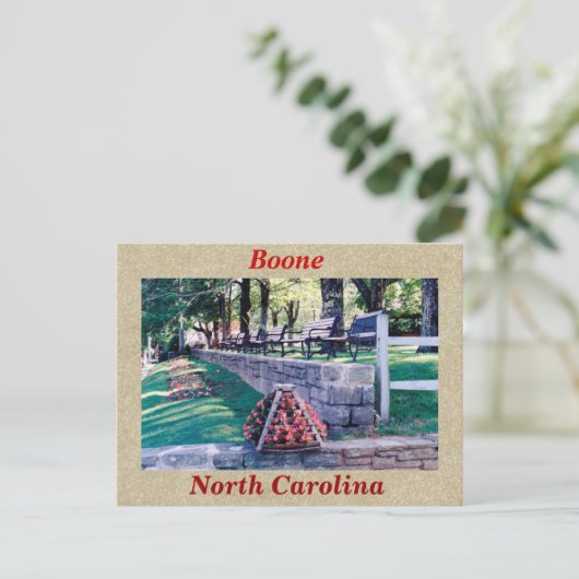 Boone North Carolina Briefkaart (Staand voorkant)