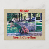 Boone North Carolina Briefkaart (Voorkant)