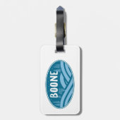 Boone North Carolina buiten Bagagelabel (Achterkant verticaal)