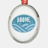 Boone North Carolina buiten Metalen Ornament (Links)