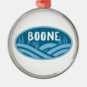 Boone North Carolina Buitenactiviteiten Metalen Ornament