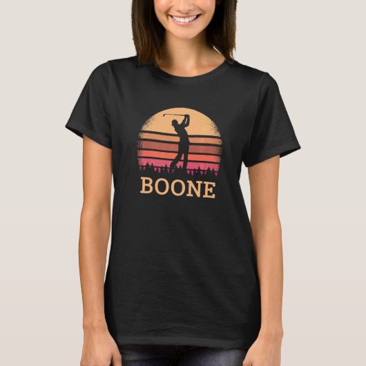 Boone North Carolina Golfing  Nc Golfer Gol T-shirt (Voorkant)