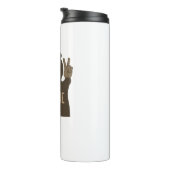 Boone North Carolina Peace Beer Thermosbeker (Geroteerd rechts)