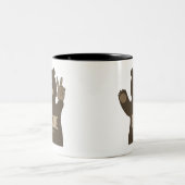 Boone North Carolina Peace Beer Tweekleurige Koffiemok (Center)