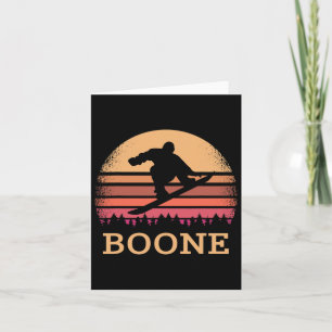 Boone North Carolina Snowboarding Outdoor Kaart