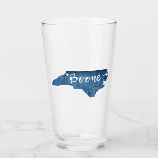 Boone North Carolina Wood Grain Glas (Voorkant)