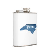 Boone North Carolina Wood Grain Heupfles (Rechts)