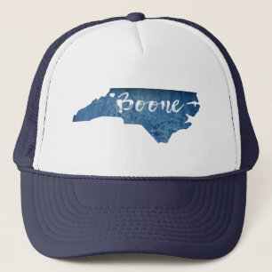 Boone North Carolina Wood Grain Trucker Pet