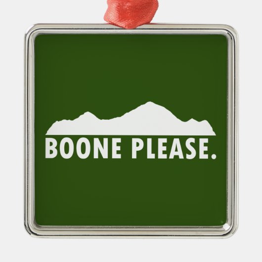 Boone Please Metalen Ornament (Voorkant)