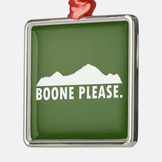 Boone Please Metalen Ornament (Links)
