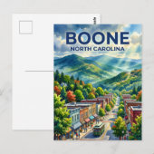 Boone USA Briefkaart (Voorkant / Achterkant)