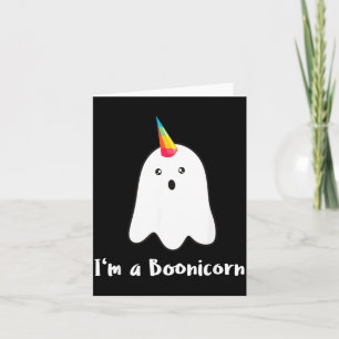 BOOnicorn Boo Geest Eenhoorn Halloween Grappig Kaart