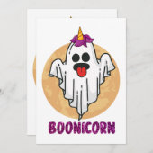 boonicorn | Halloween Kaart (Voorkant / Achterkant)