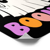 Boonny Schattige Bunny Ghost Halloween Mannen Vrou Poster (Hoek)