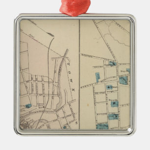 Boonton, Morristown, NJ Metalen Ornament